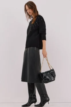 Mujer Cortefiel Jerséis>Jersey delantero lentejuelas.