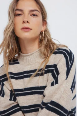 Mujer Springfield Jerséis>Jersey doble raya