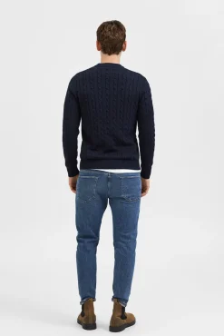 Hombre Selected Jerséis>Jersey estructura 100% algodón orgánico