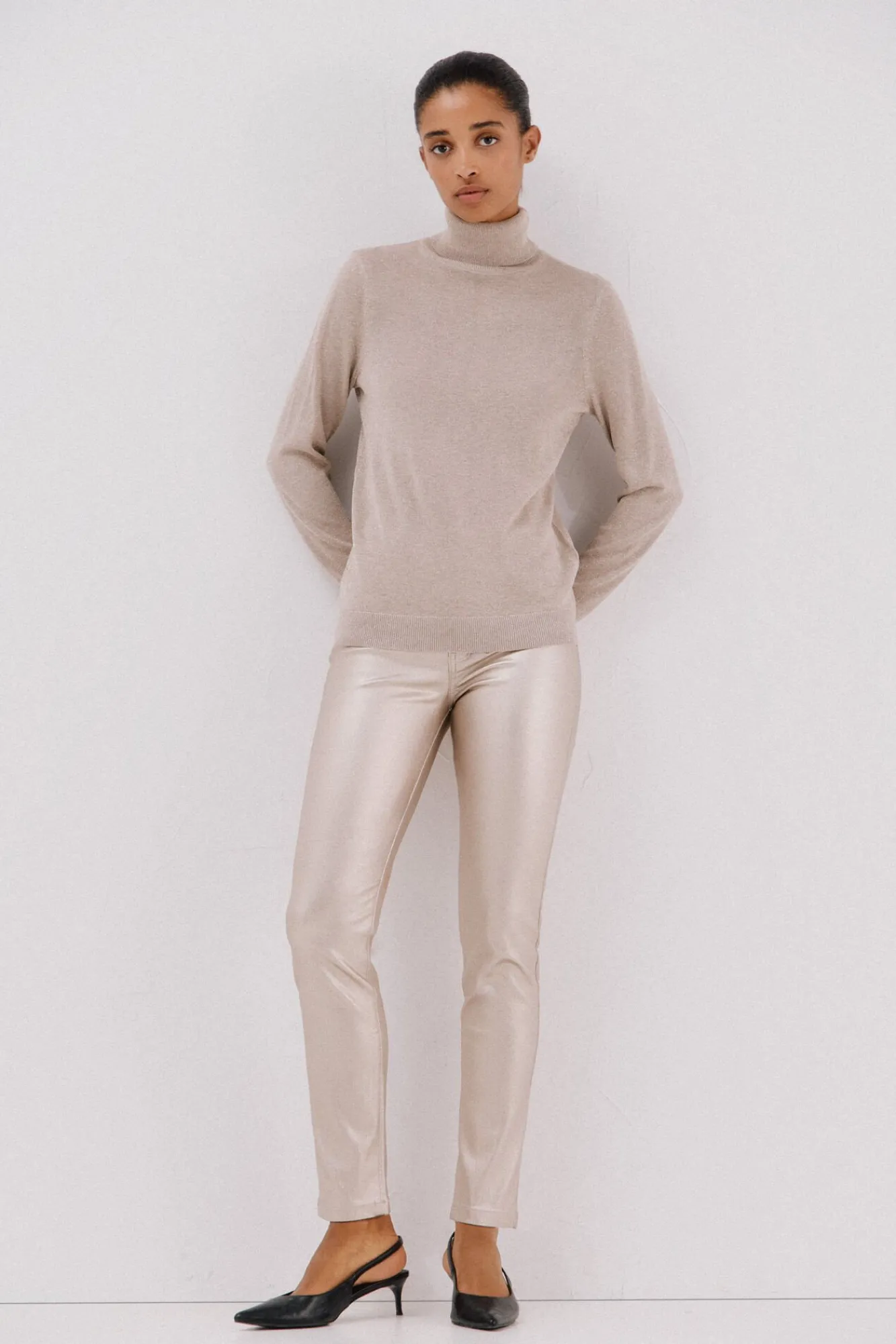 Mujer Cortefiel Jerséis>Jersey fino lurex