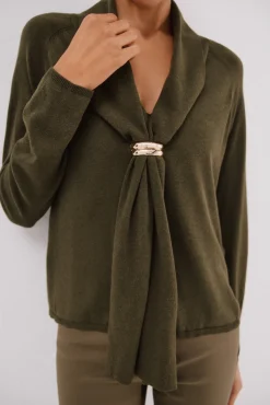 Mujer Cortefiel Jerséis>Jersey foulard aro