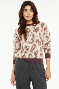 Mujer System Action Jerséis>Jersey jacquard animal print