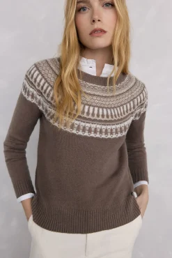 Mujer Pedro del Hierro Jerséis>Jersey jacquard geométrico