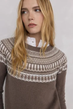 Mujer Pedro del Hierro Jerséis>Jersey jacquard geométrico