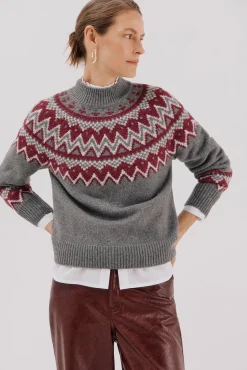 Mujer Cortefiel Jerséis>Jersey jacquard posicional.