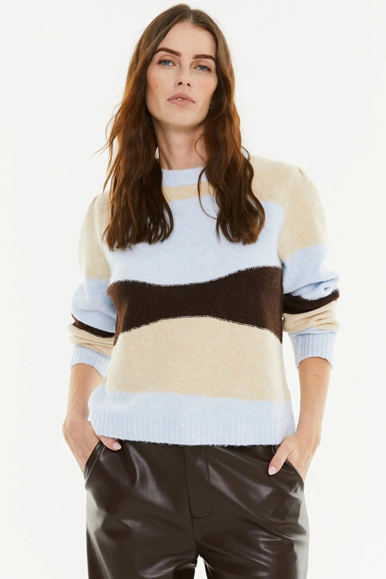 Mujer System Action Jerséis>Jersey jacquard tricolor