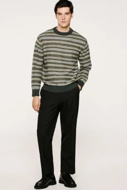 Hombre Selected Jerséis>Jersey lana cuello caja