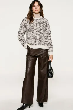 Mujer Selected Jerséis>Jersey lana cuello caja