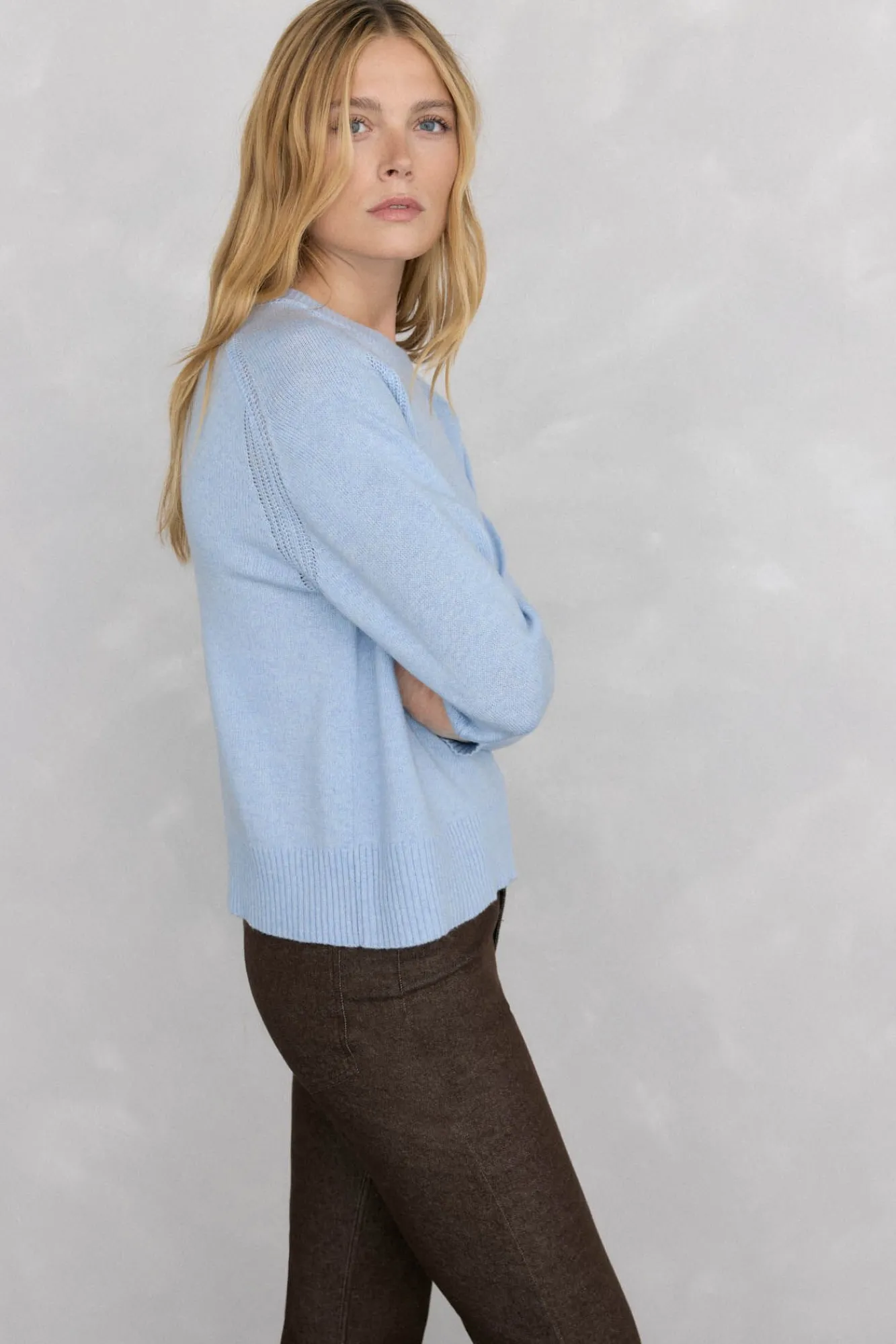 Mujer Pedro del Hierro Jerséis>Jersey lana cuello caja costura central