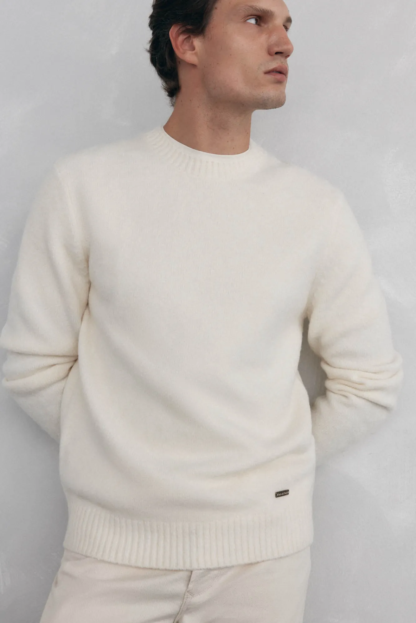 Hombre Pedro del Hierro Jerséis>Jersey lana estructura cuello redondo