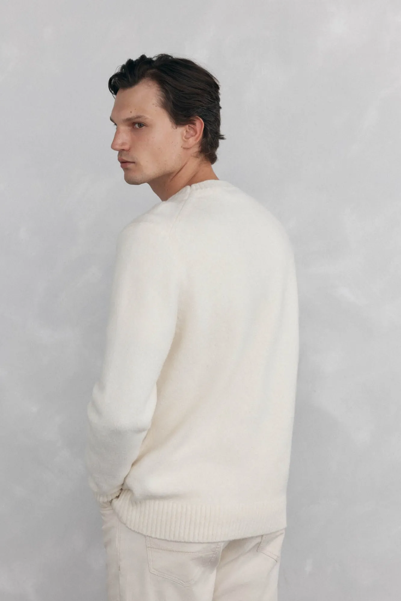 Hombre Pedro del Hierro Jerséis>Jersey lana estructura cuello redondo