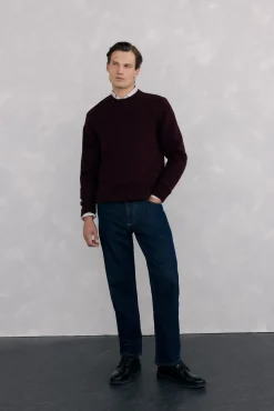 Hombre Pedro del Hierro Jerséis>Jersey lana estructura cuello redondo