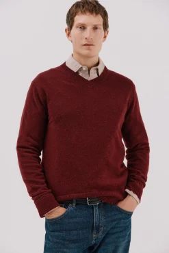 Hombre Cortefiel Jerséis>Jersey lana lambswool pico redondo