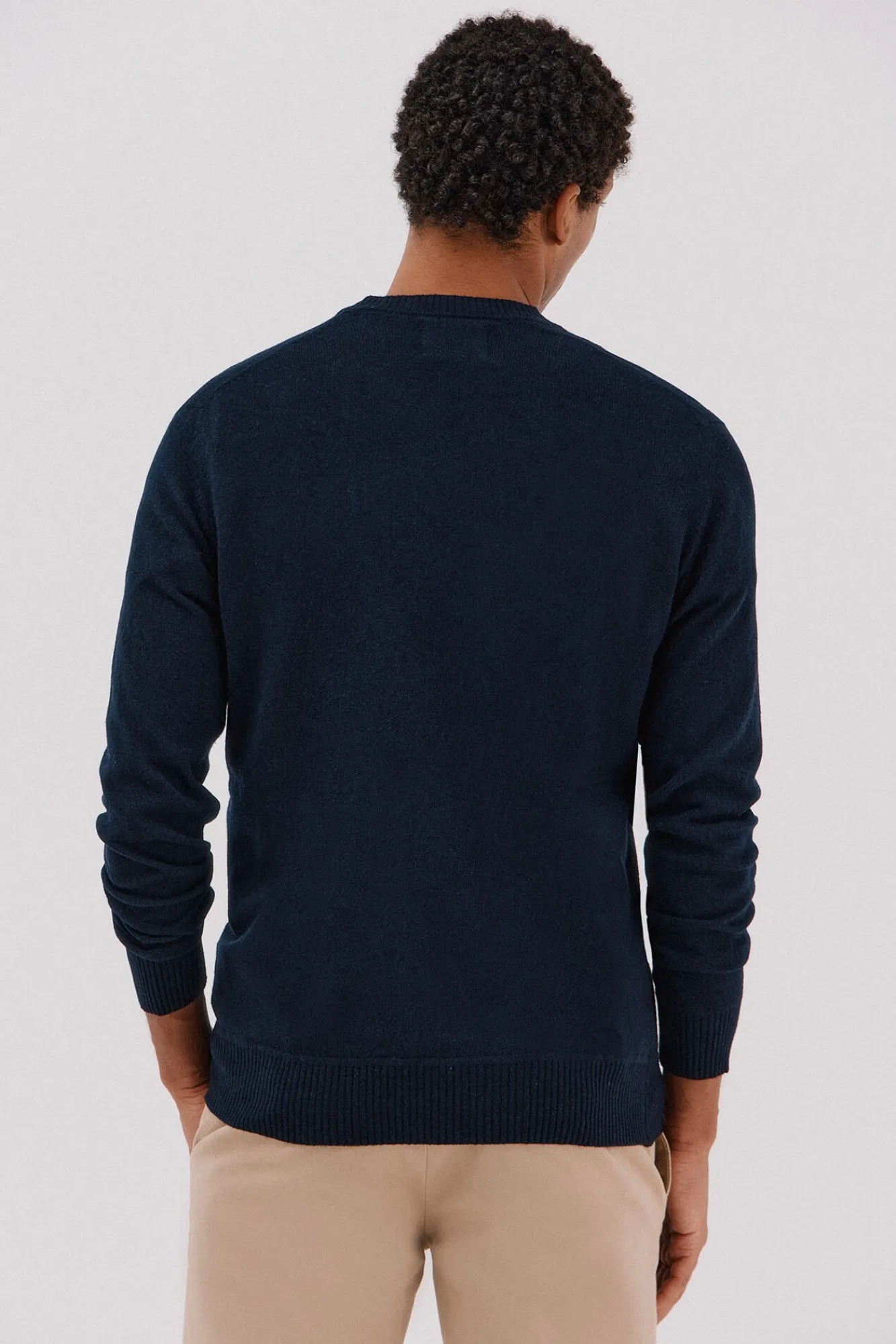 Hombre Cortefiel Jerséis>Jersey lana lambswool pico redondo