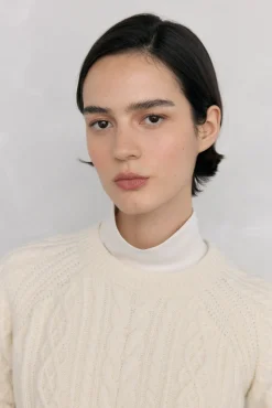 Mujer Pedro del Hierro Jerséis>Jersey lana premium ochos y trenzas