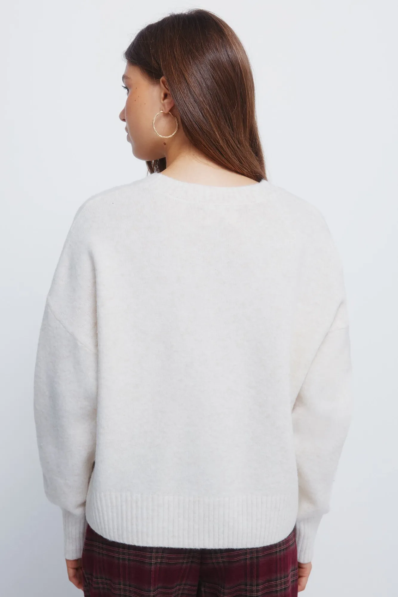 Mujer Springfield Jerséis>Jersey liso cuello redondo