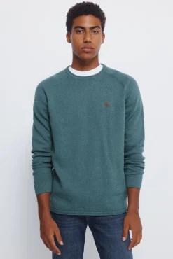 Hombre Springfield Jerséis>Jersey liso cuello rulo