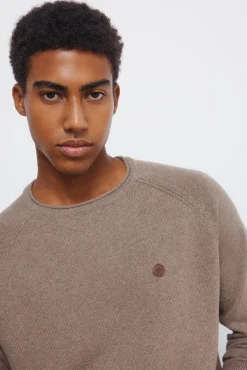 Hombre Springfield Jerséis>Jersey liso cuello rulo