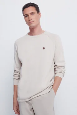 Hombre Springfield Jerséis>Jersey liso cuello rulo