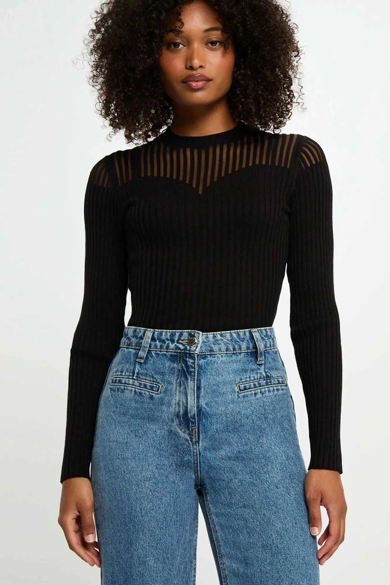 Mujer Morgan Jerséis>Jersey manga larga