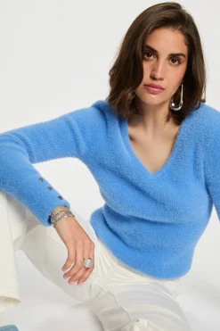 Mujer Morgan Jerséis>Jersey manga larga punto aterciopelado