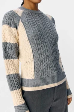 Mujer Object Jerséis>Jersey ochos bicolor