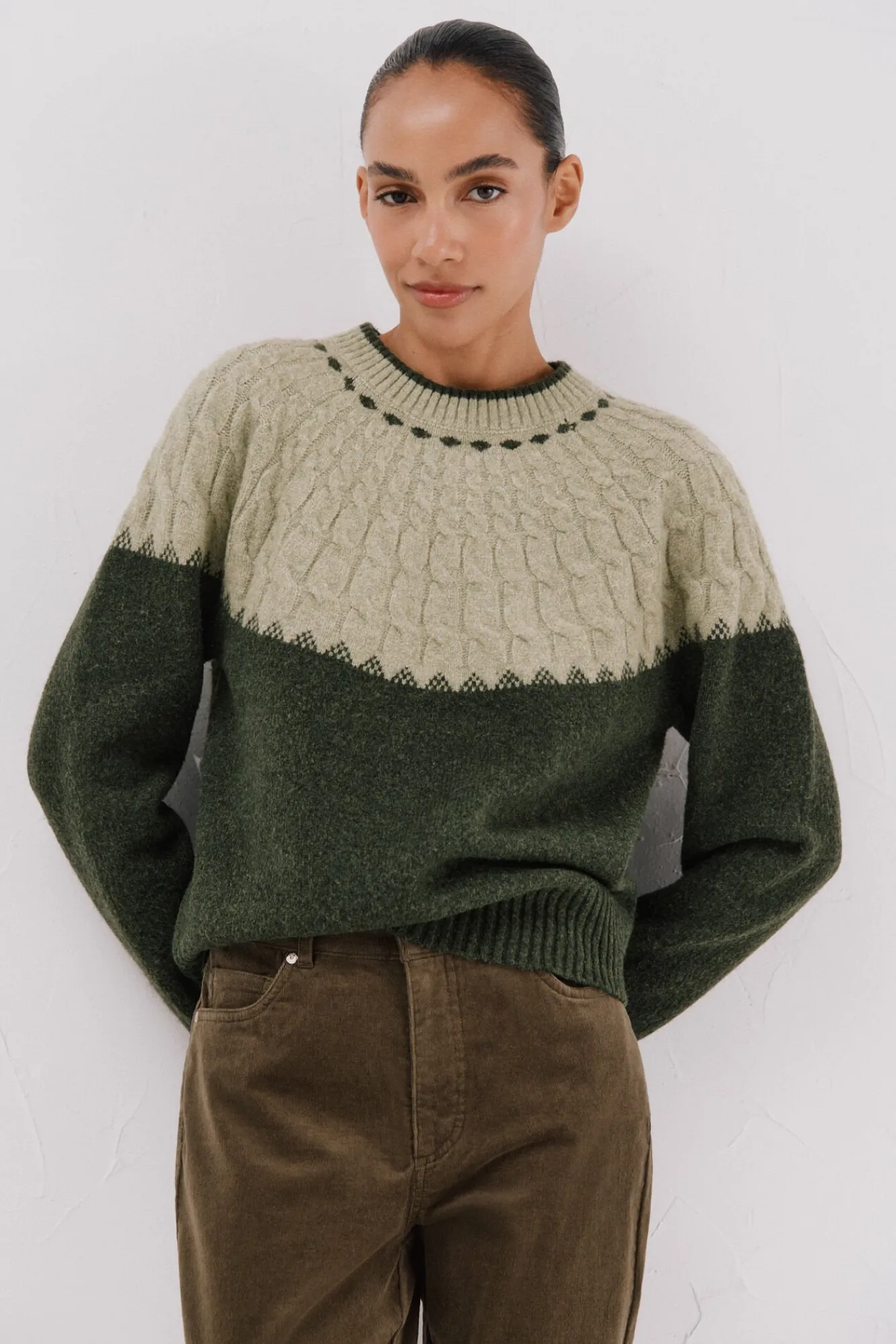 Mujer Cortefiel Jerséis>Jersey ochos contraste