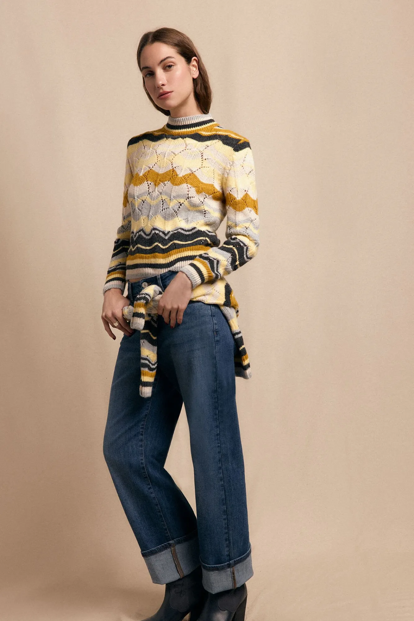 Mujer Slowlove Jerséis>Jersey ondas multicolor