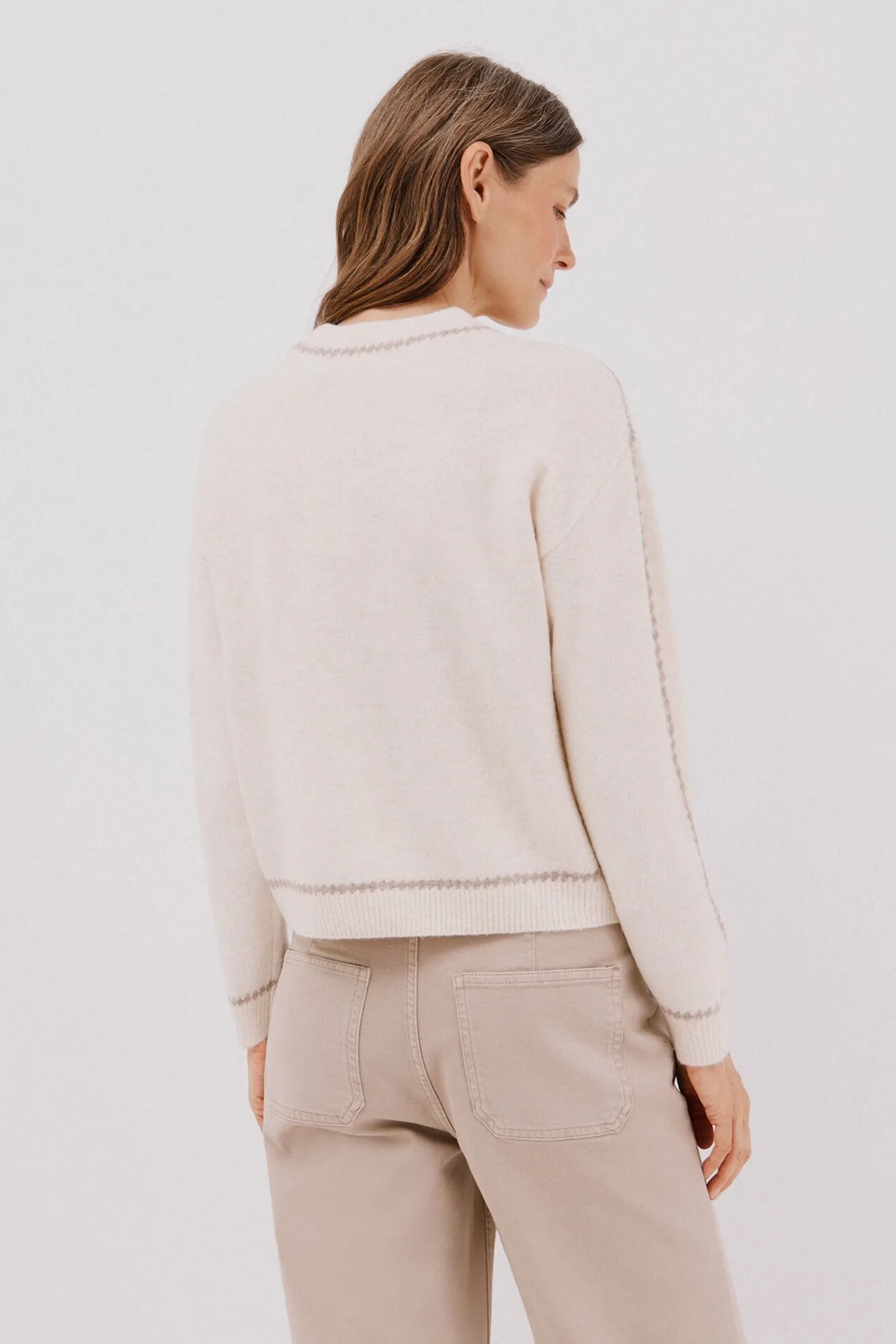 Mujer Cortefiel Jerséis>Jersey Perkins contrastes