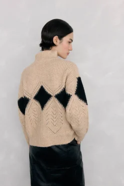 Mujer Pedro del Hierro Jerséis>Jersey perkins rombo fantasía