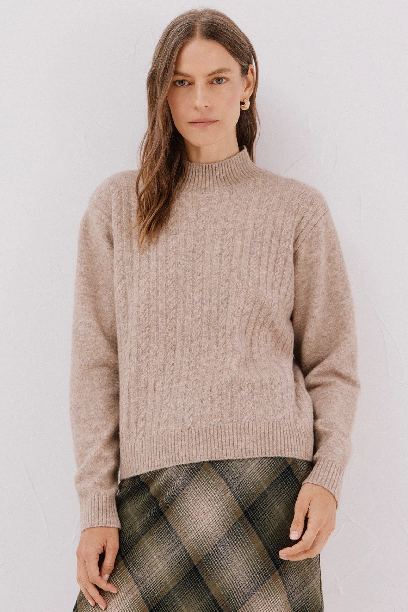 Mujer Cortefiel Jerséis>Jersey Perkins trenzas