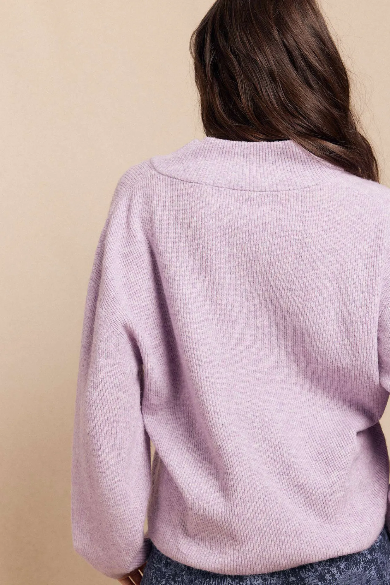 Mujer Slowlove Jerséis>Jersey perlado pico