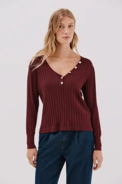 Mujer Cortefiel Jerséis>Jersey pico botones