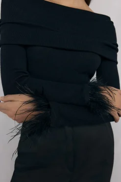 Mujer Pedro del Hierro Jerséis>Jersey plumas puño