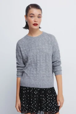 Mujer Springfield Jerséis>Jersey pointelle lurex