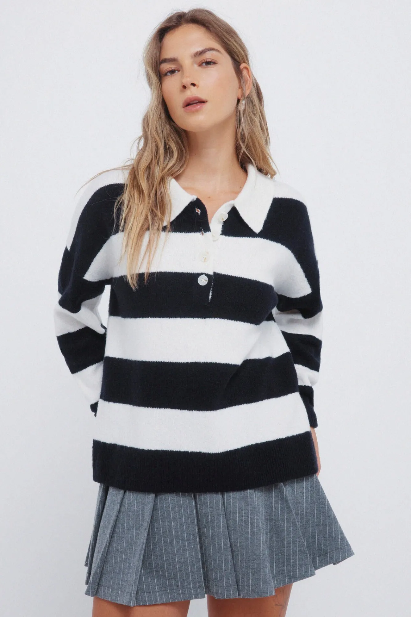 Mujer Springfield Jerséis>Jersey polo bordado