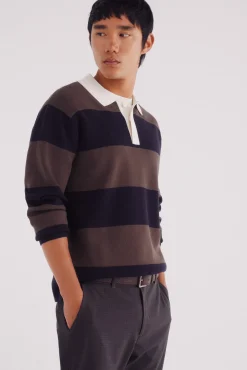 Hombre Springfield Polos|Jerséis>Jersey polo rayas anchas