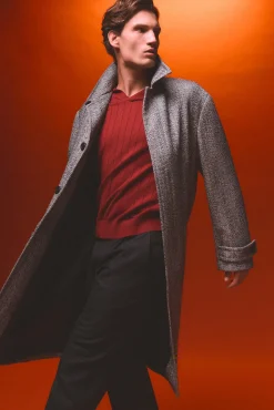 Hombre Pedro del Hierro Jerséis>Jersey premium estructura algodón seda cashmere