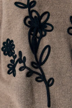 Mujer Object Jerséis>Jersey punto bordado flores