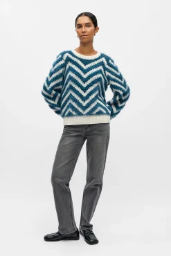 Mujer Object Jerséis>Jersey punto efecto pelo