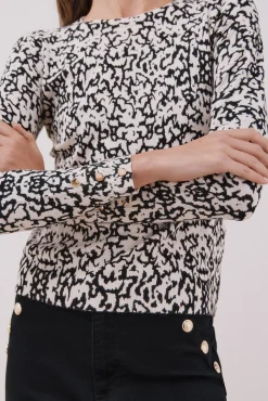 Mujer Cortefiel Jerséis>Jersey punto estampado