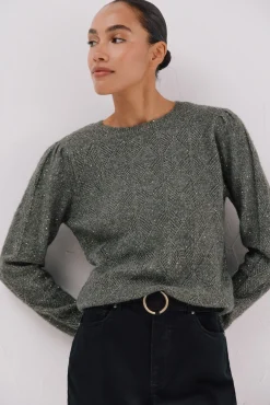 Mujer Cortefiel Jerséis>Jersey punto lentejuelas