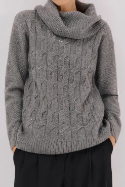 Mujer Cortefiel Jerséis>Jersey punto lentejuelas