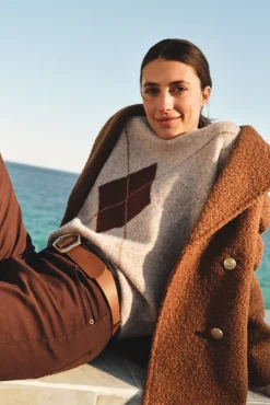 Mujer Cortefiel Jerséis>Jersey punto rombos