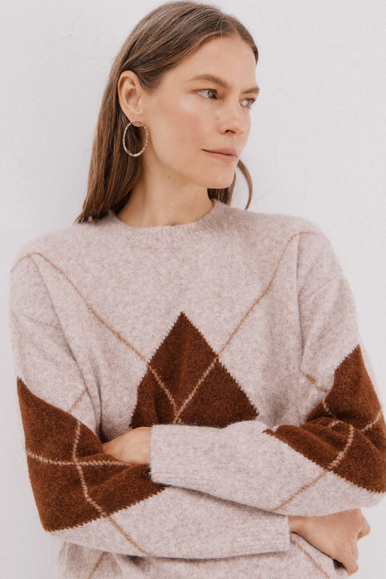 Mujer Cortefiel Jerséis>Jersey punto rombos