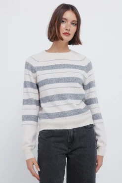 Mujer Springfield Jerséis>Jersey rayas lurex