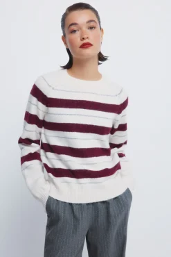 Mujer Springfield Jerséis>Jersey rayas lurex