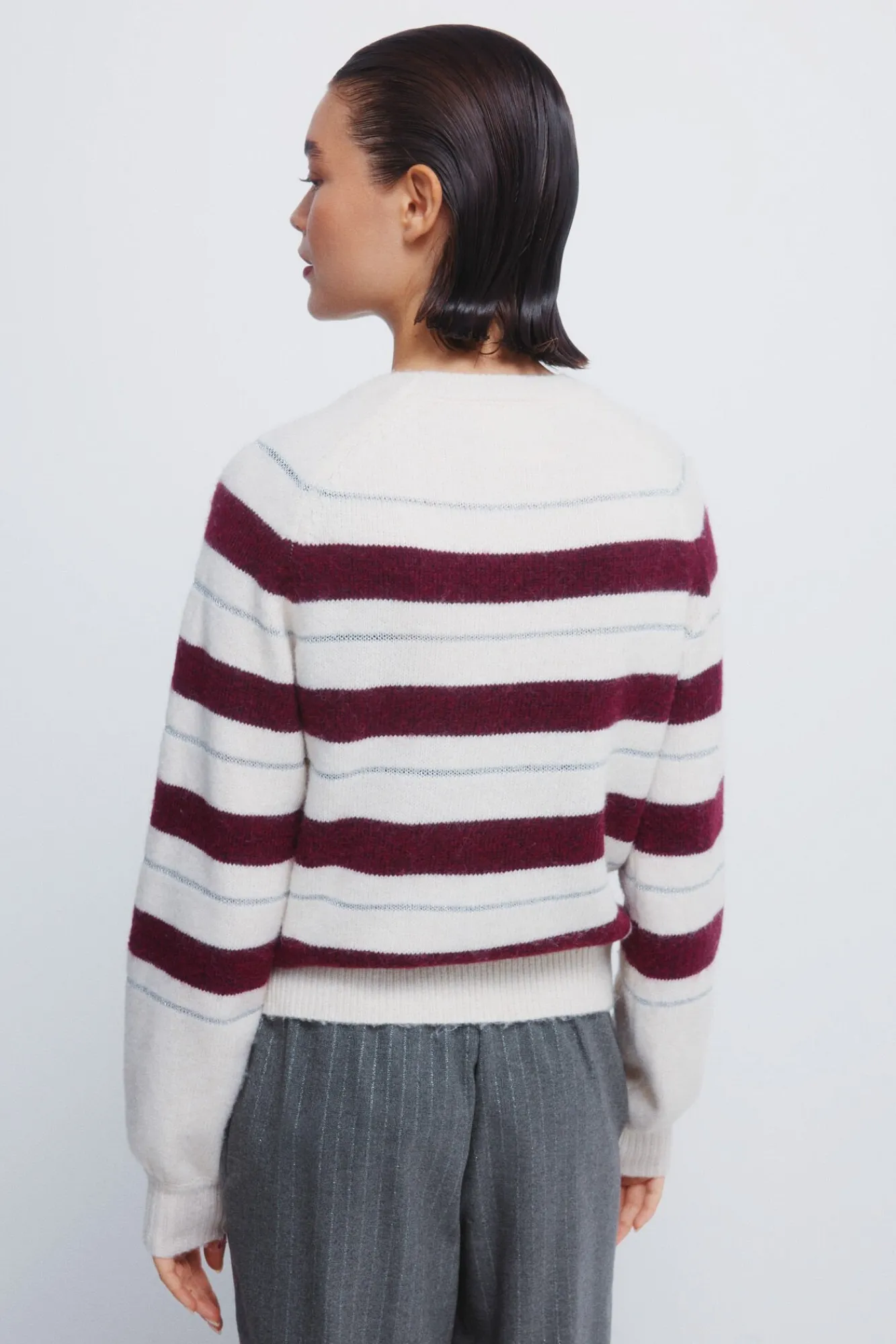 Mujer Springfield Jerséis>Jersey rayas lurex