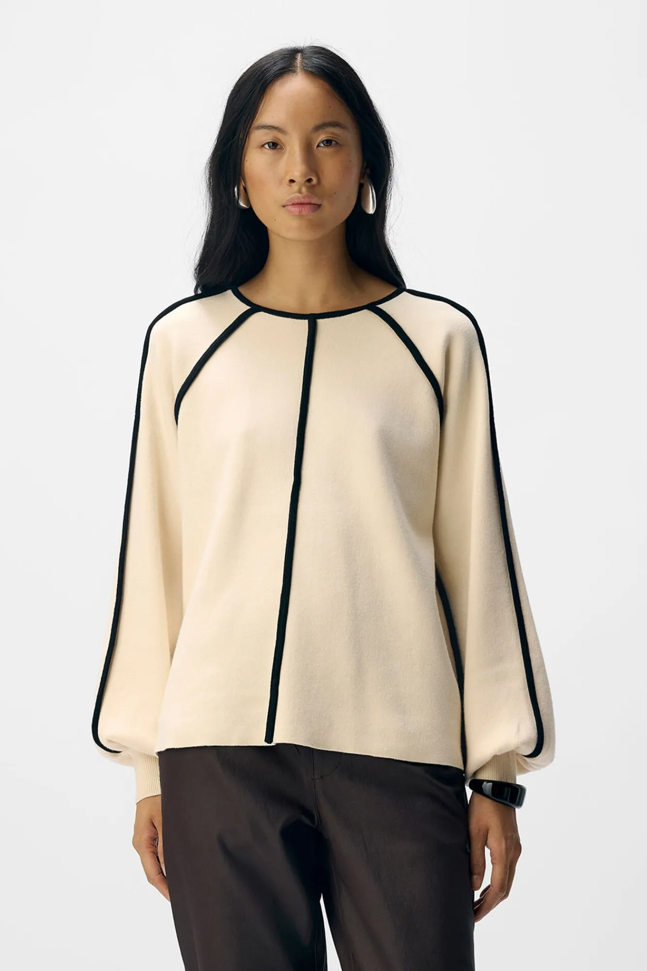 Mujer Object Jerséis>Jersey ribete contraste