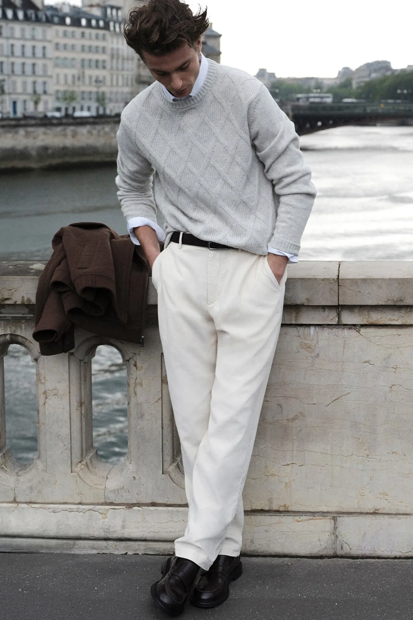 Hombre Pedro del Hierro Jerséis>Jersey rombos cuello redondo